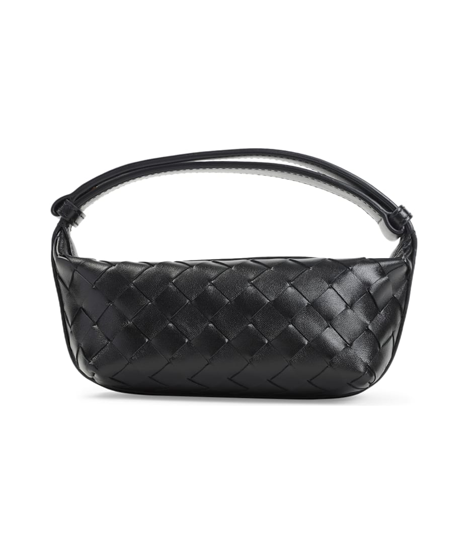 BOTTEGA VENETA★Wallace East West Wallace Crossbody Bag Bottega Veneta Black Leather East West Wallace Crossbody Bag