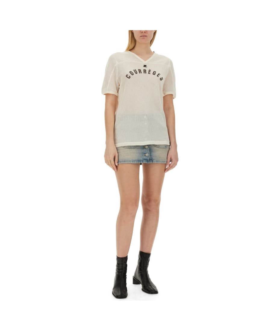 Courrèges T-shirt With Logo | italist