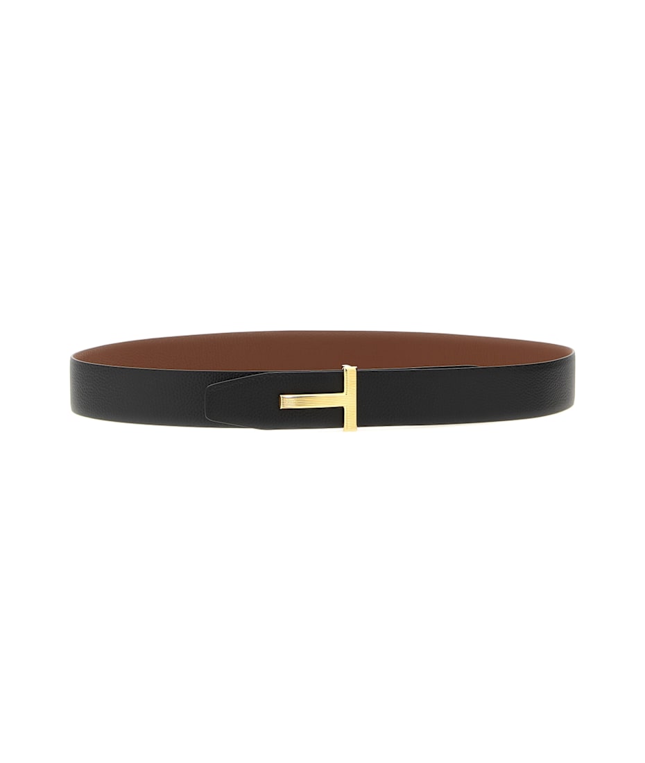 【関税込み】tom ford LOGO REVERSIBLE BELT Tom Ford Logo Buckle Reversible Belt | italist