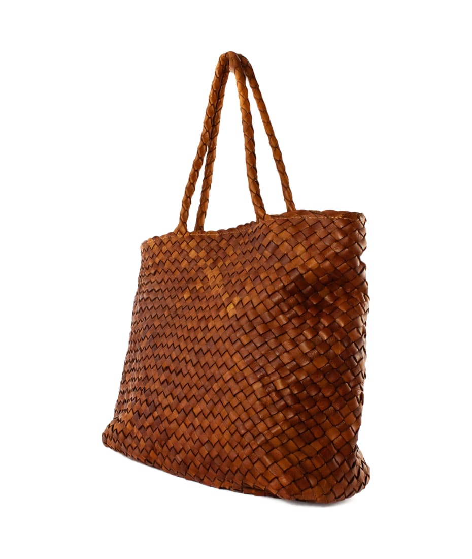 Dragon Diffusion Vintage Mesh Tote Bag Brown | italist