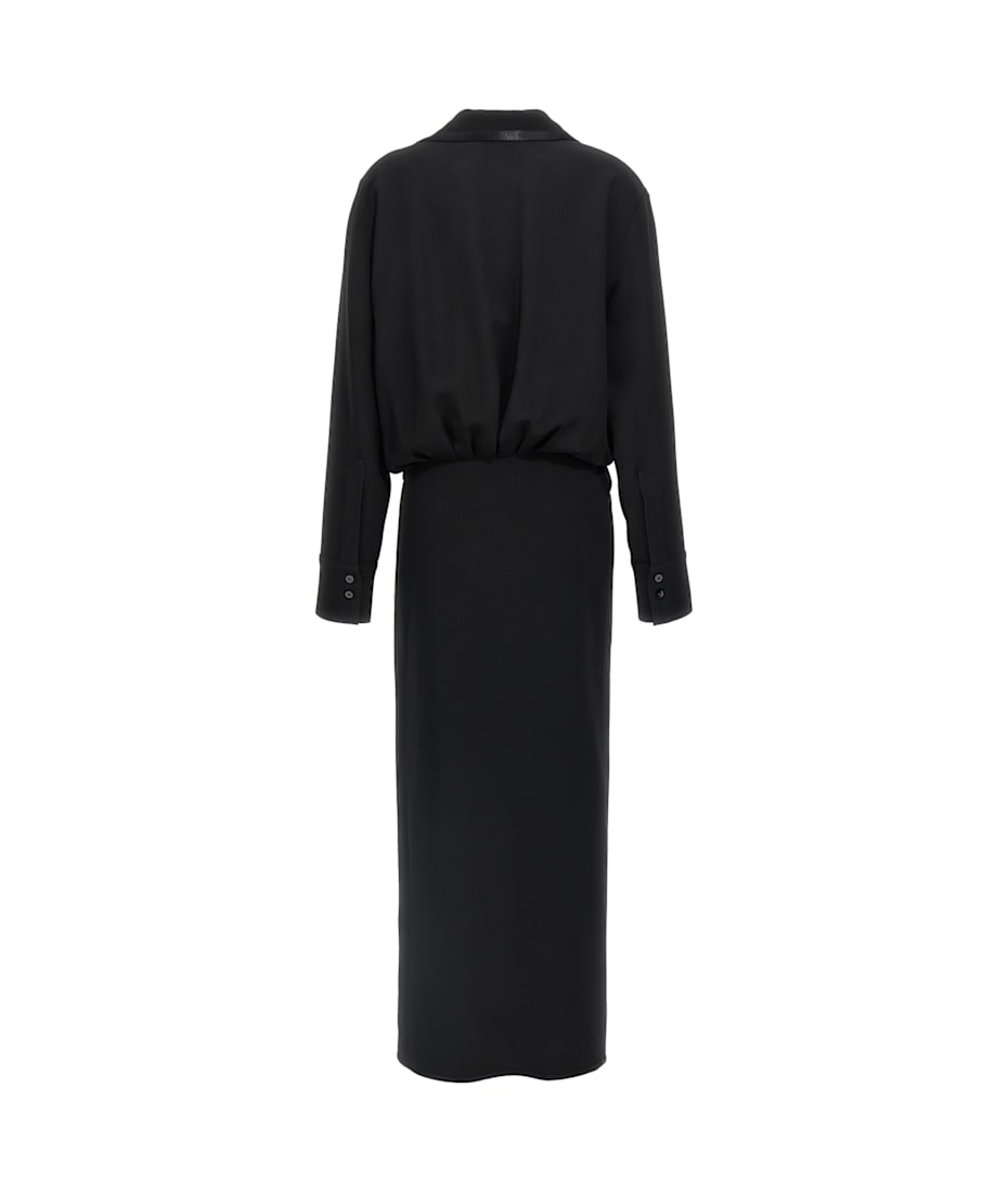 ワンピース THE ATTICO FW25 Wrap dress (251WCW00242 100) The attico Wrap dress available on julian-fashion.com