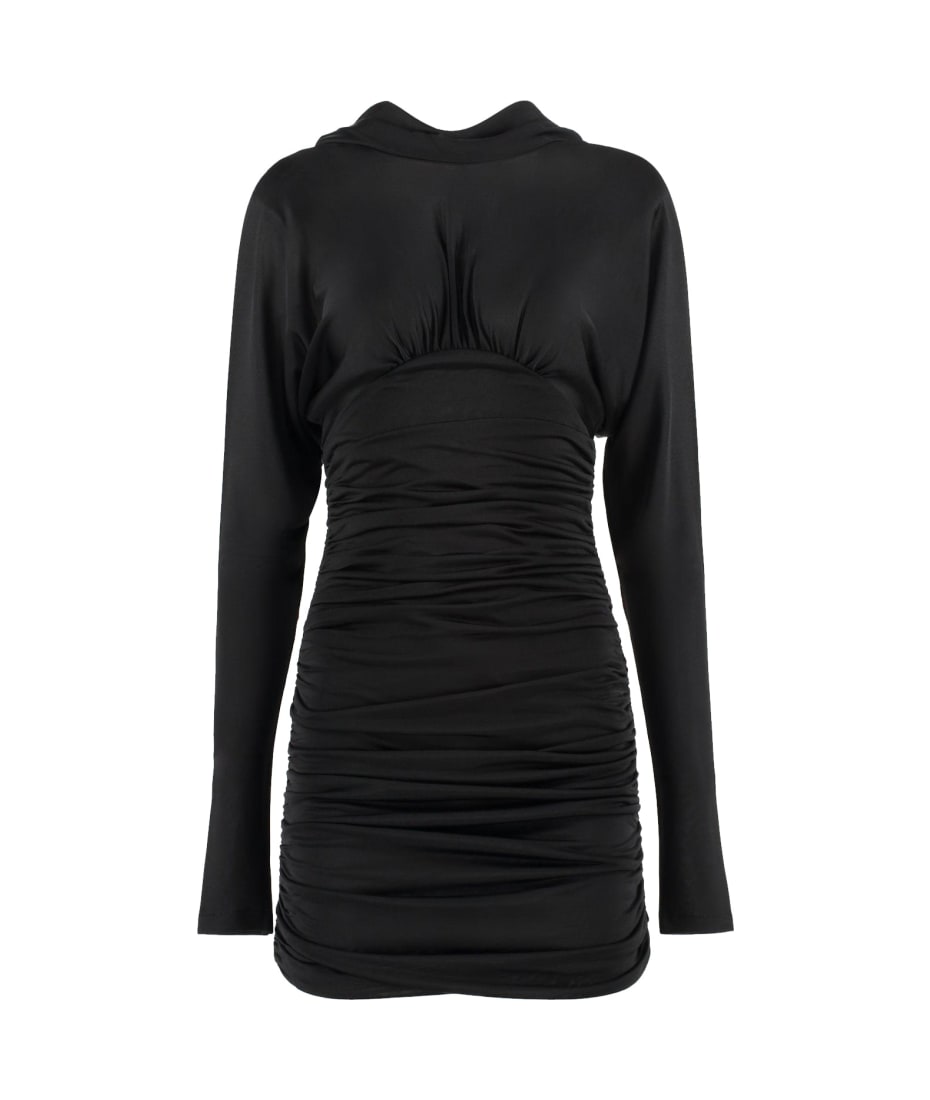 【送料&関税込】Saint Laurent Cowl Back Mini Dress Saint Laurent Cowl Back Mini Dress | italist