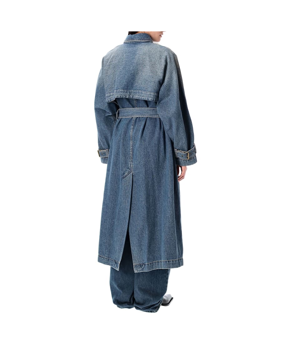 【Isabel Marant】 Brekkaデニムコート Brekka denim coat in blue - Isabel Marant | Mytheresa