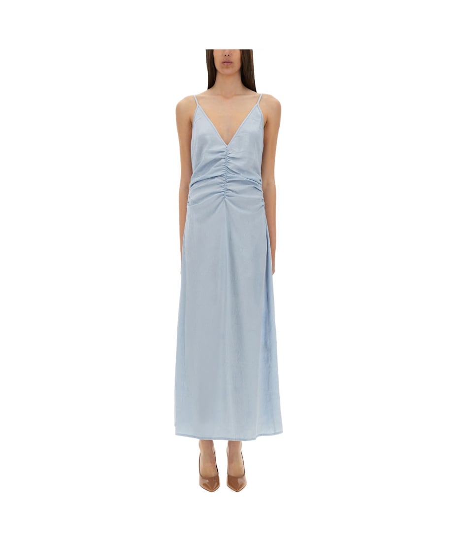 nco dress blues Baum und Pferdgarten Amali Dress in Azurine Blue Patch main image 0