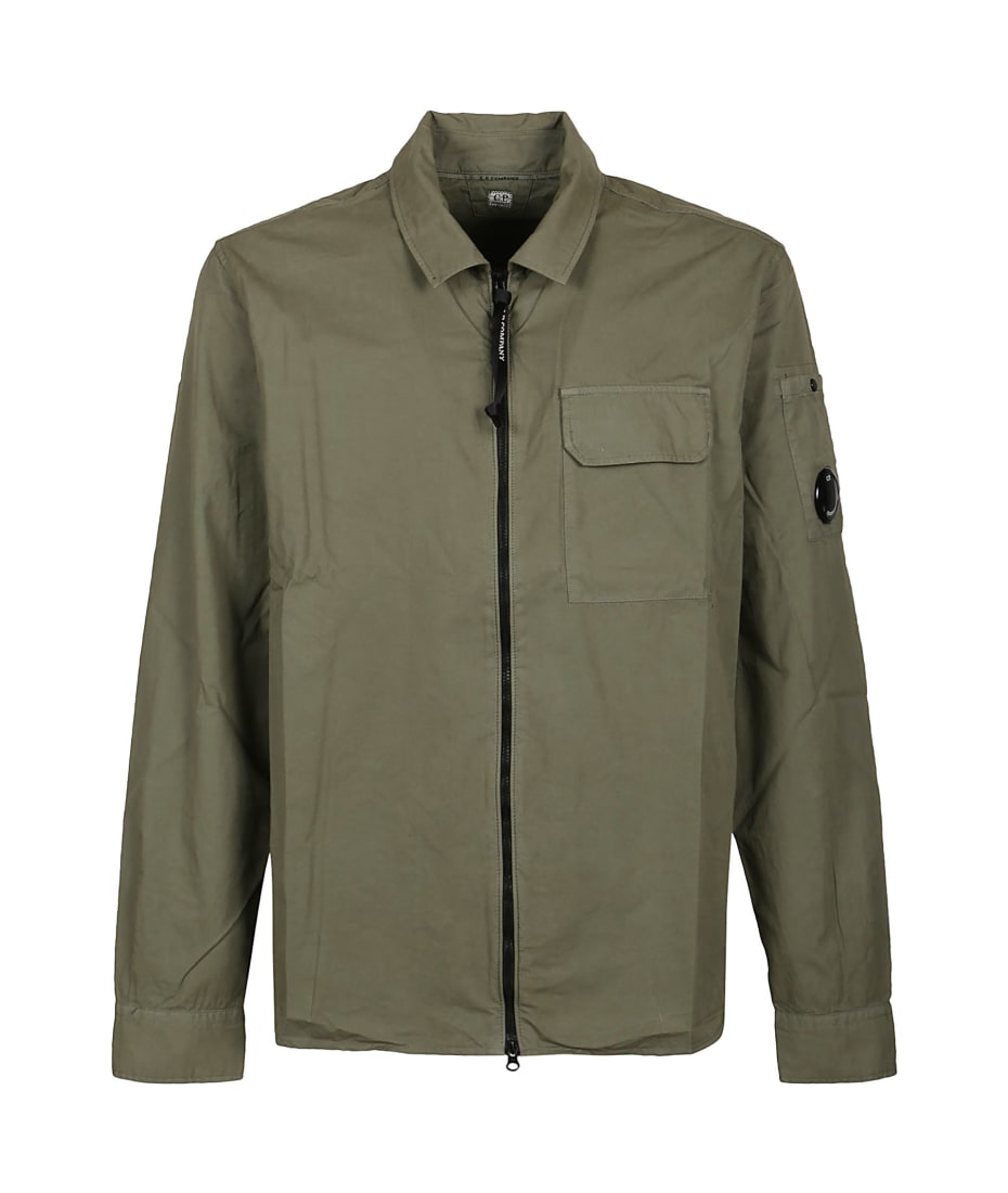 Ik wil niet Cursus blad C.P. Company Zipped Overshirt Jacket | italist