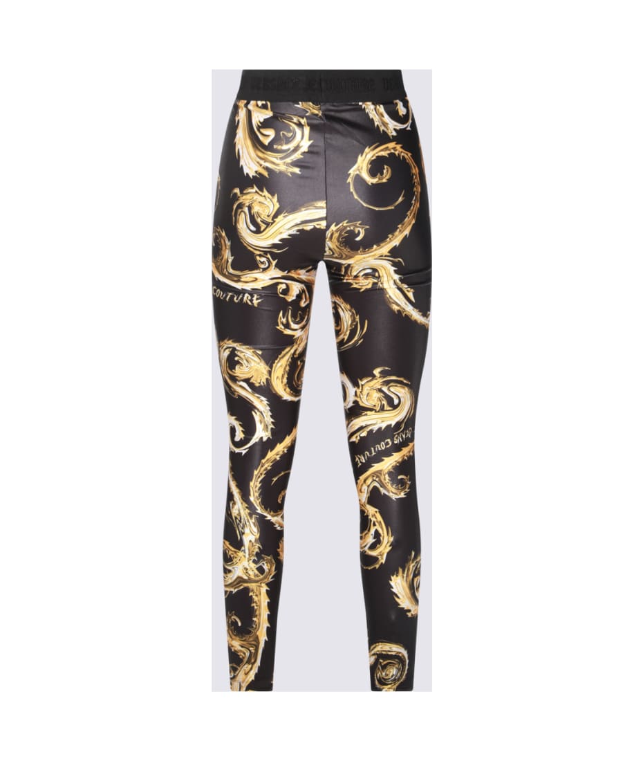 Versace Jeans Couture Black And Gold Pants | italist, ALWAYS
