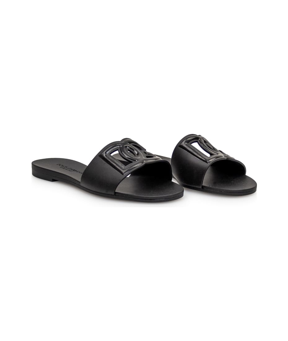 サンダル・ミュール Dolce & Gabbana 'Beachwear' slides BEACHWEAR in White for Women | Dolce&Gabbana®