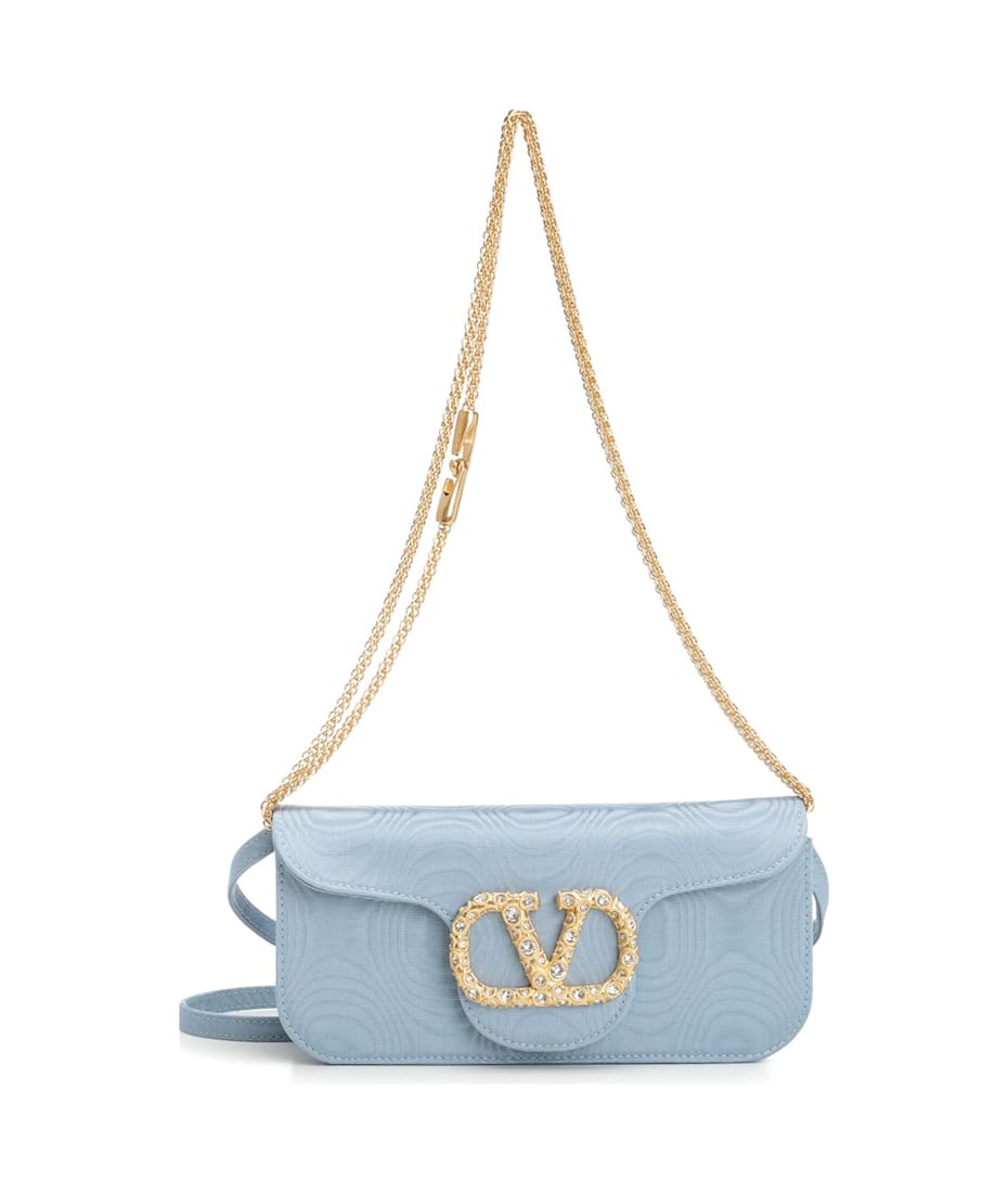 VIP【送料関税込】VALENTINO GARAVANI LOCO LEATHER CLUTCH VALENTINO GARAVANI Locò embellished moire clutch | NET-A-PORTER