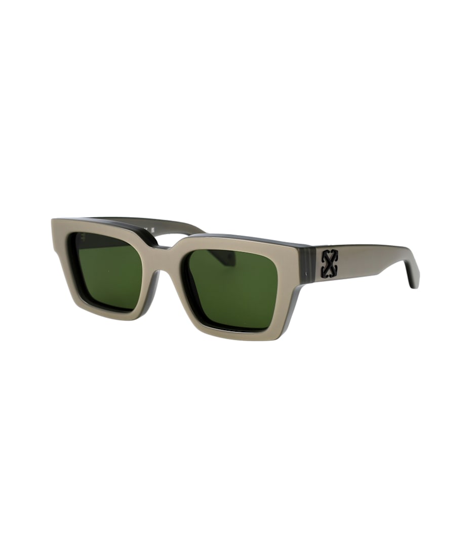 【送料&関税込】Off-White Virgil L Sunglasses - Unisex Off-White Virgil Black & Yellow Square Sunglasses | Unisex