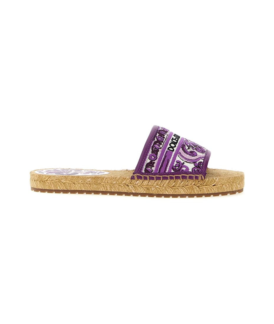 サンダル・ミュール Dolce & Gabbana Embroidery espadrilles (CE0148AV804 I03TN) Dolce & Gabbana Embroidery Espadrilles | italist