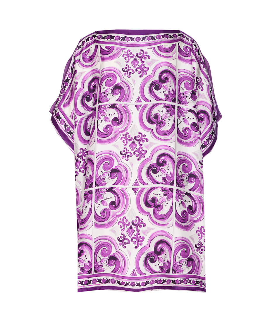 Dolce & Gabbana Maiolica Print Kaftan | italist