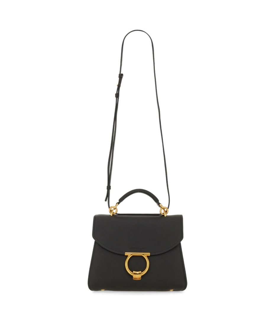 トートバッグ FERRAGAMO SS25 MINI HOOKS HANDBAG (720168 21H493032) Ferragamo Studio box bag (XS) - Women | Ferragamo