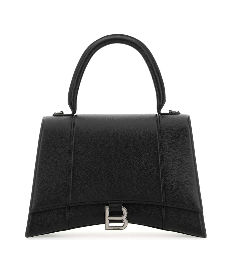 ハンドバッグ Balenciaga Black leather Hourglass handbag Balenciaga Black Leather Hourglass Handbag | italist, ALWAYS