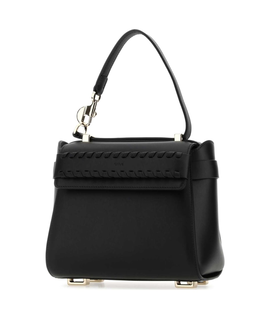 ハンドバッグ Chloe Black Leather Small Nacha Handbag Chloé Black Leather Small Nacha Handbag | italist