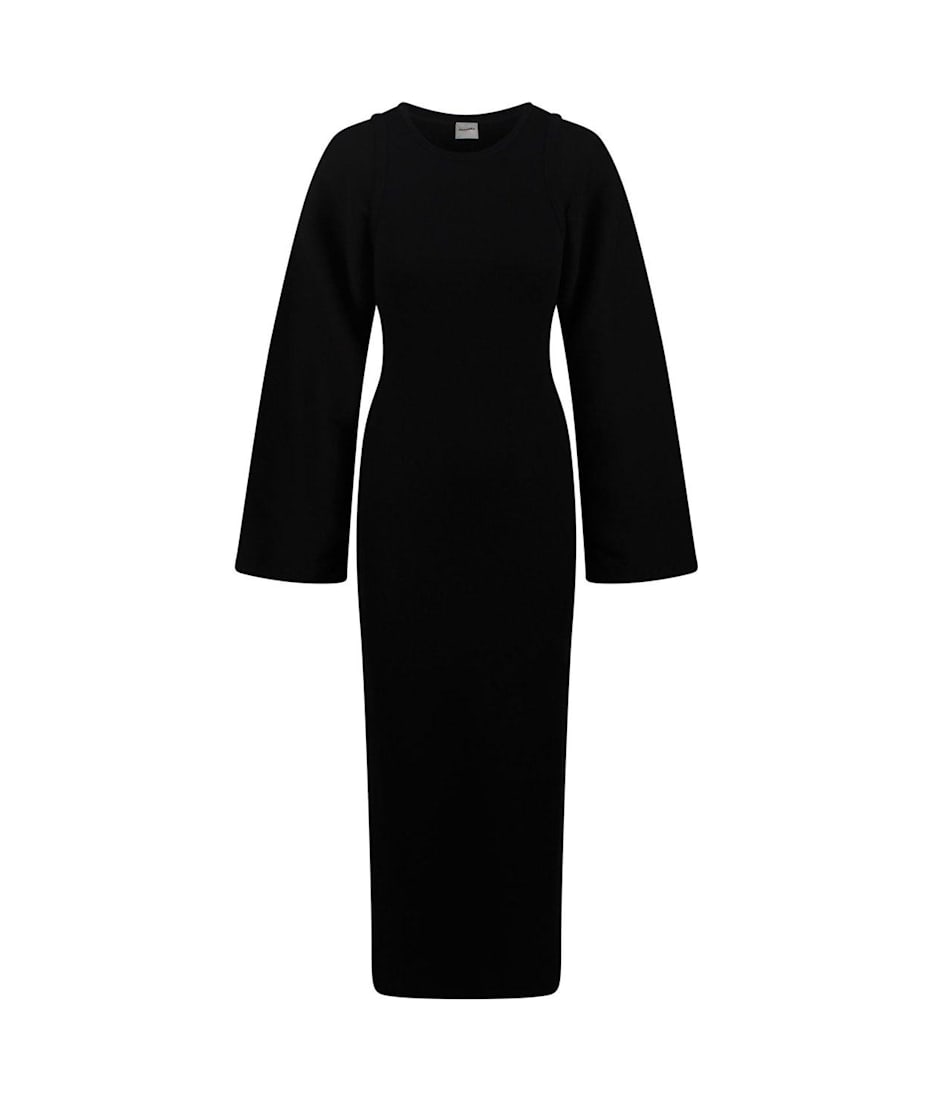 Nanushka Boone Pleated Ribbed Jersey Midi Dress | italist, ALWAYS LIKE A SALE Nanushka Boone Pleated Ribbed Jersey Midi Dress | italist, ALWAYS LIKE A SALE