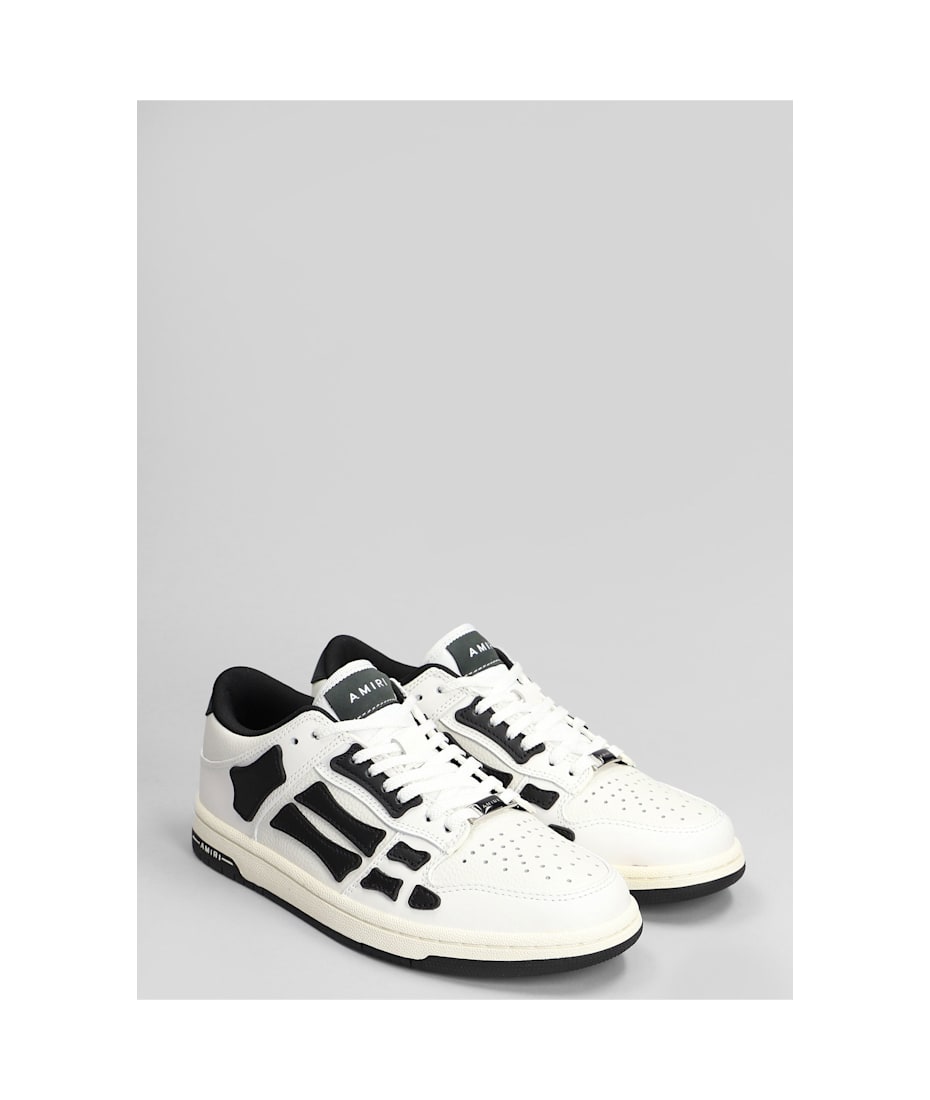 スニーカー Amiri White Leather Skel Sneakers AMIRI Skel Top Low Sneakers In White Leather | italist
