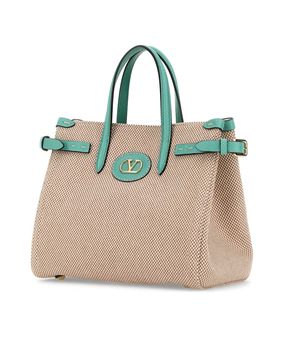 【可愛い♪】VALENTINO Garavani Two-Tone Canvas Antibes Valentino Garavani Two-tone Canvas Antibes Handbag | italist
