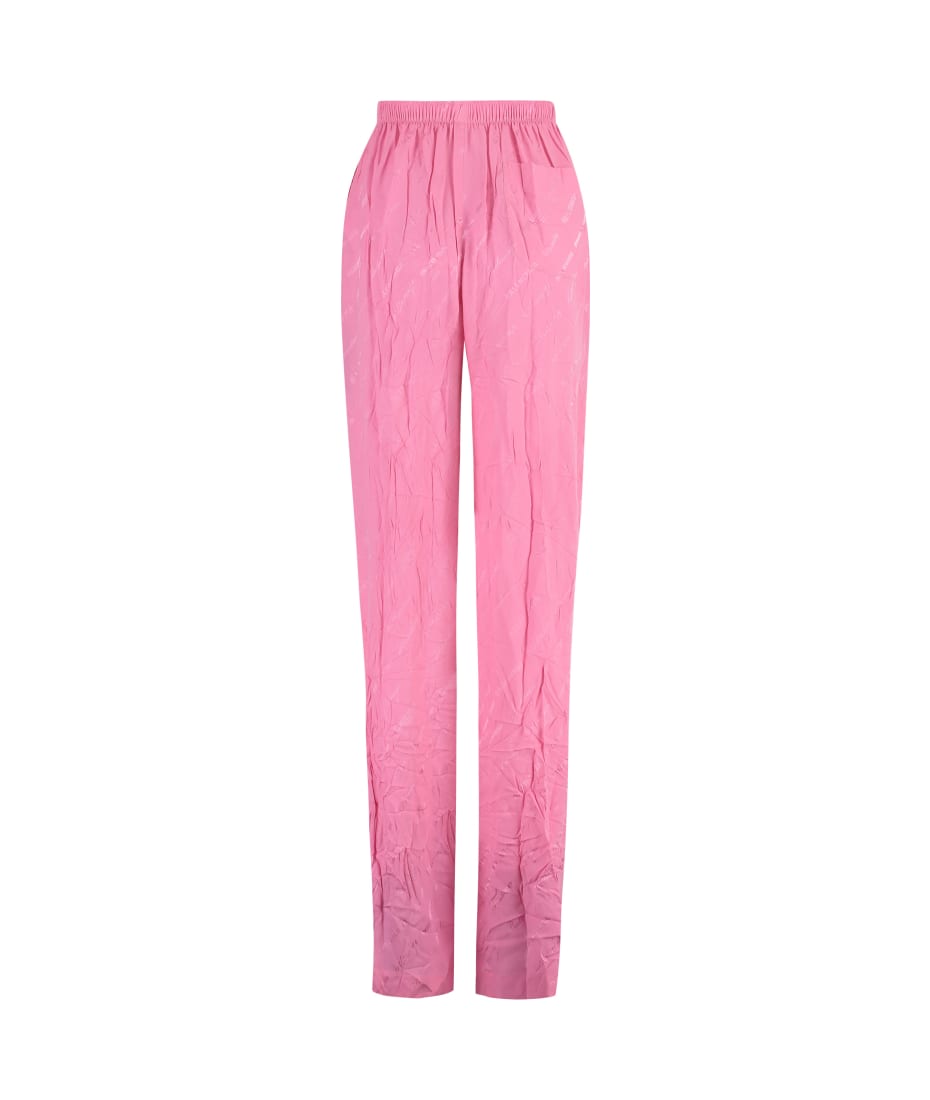 パンツ BALENCIAGA SILK PYJAMA PANTS Silk pajama pants in black - Balenciaga | Mytheresa