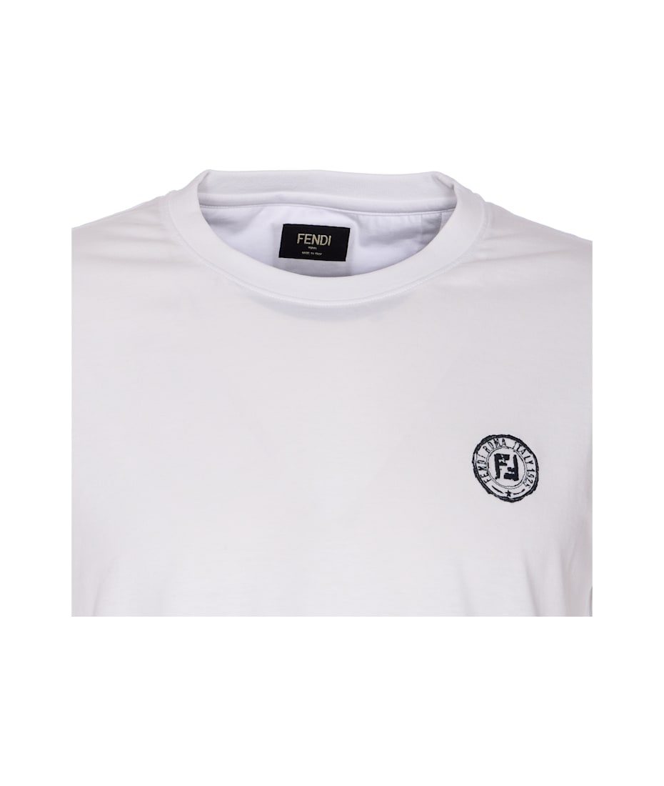 Fendi Ff Postcards Logo T-shirt | italist