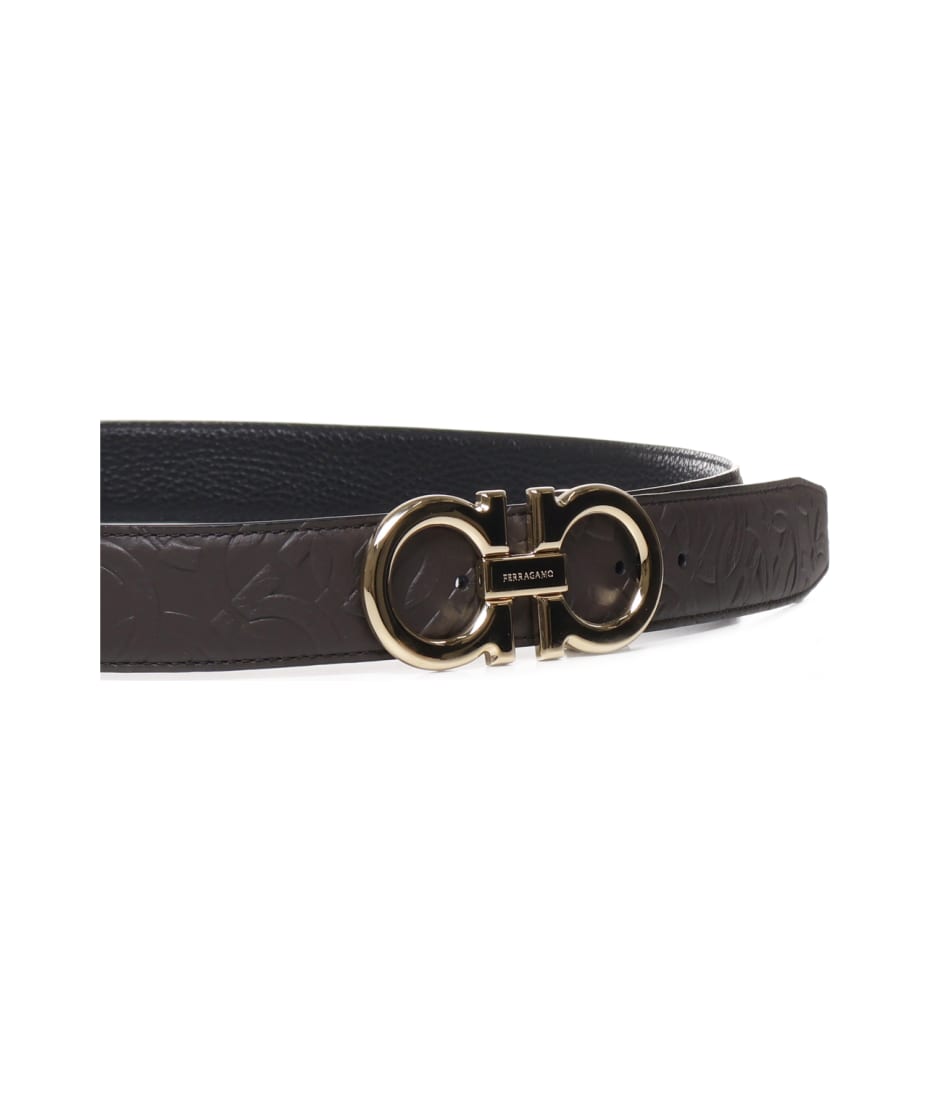 【送料&関税込】Ferragamo Logo Buckle Belt Ferragamo Gancini-buckle logo-strap Belt | Black | FARFETCH