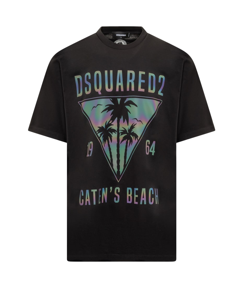 Tシャツ・カットソー Dsquared Caten S Beach T-Shirt Dsquared2 Caten's Beach T-shirt | italist