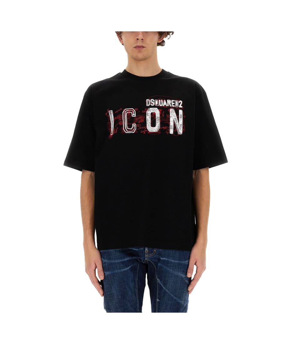Dsquared2 T-shirt With Logo | italist Dsquared2 T-shirt With Logo | italist