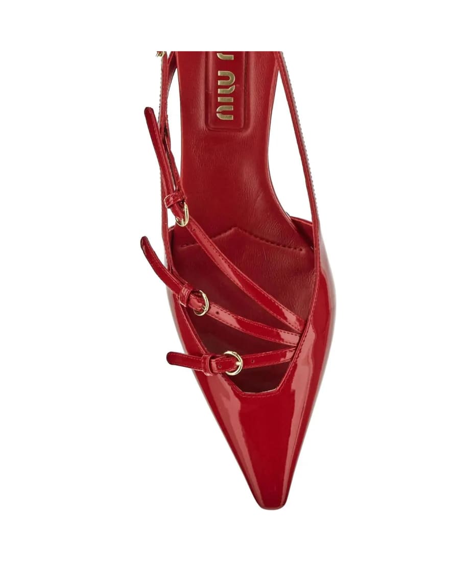 パンプス Miu Miu Decollete Miu Miu Slingback Décolleté | italist