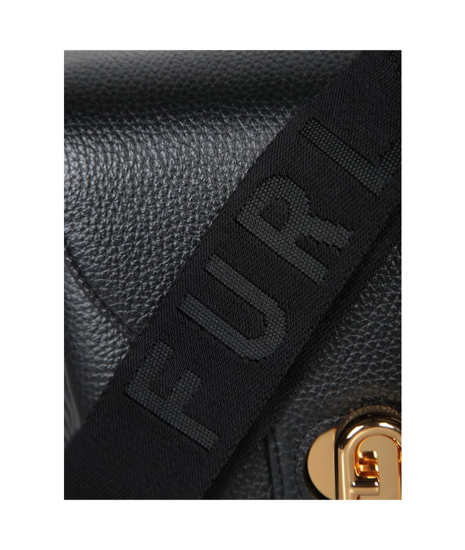 【送料&関税込】Furla Lotus Mini Cbody Black Bag Furla Lotus Mini Shoulder Bag Black + Black Tones - Buy At