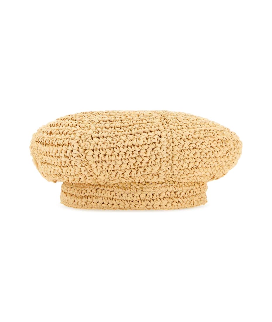 ハット PRADA SS25 Beige rafia baker boy hat (1HC2662FMC F0018) Prada Beige Rafia Baker Boy Hat | italist