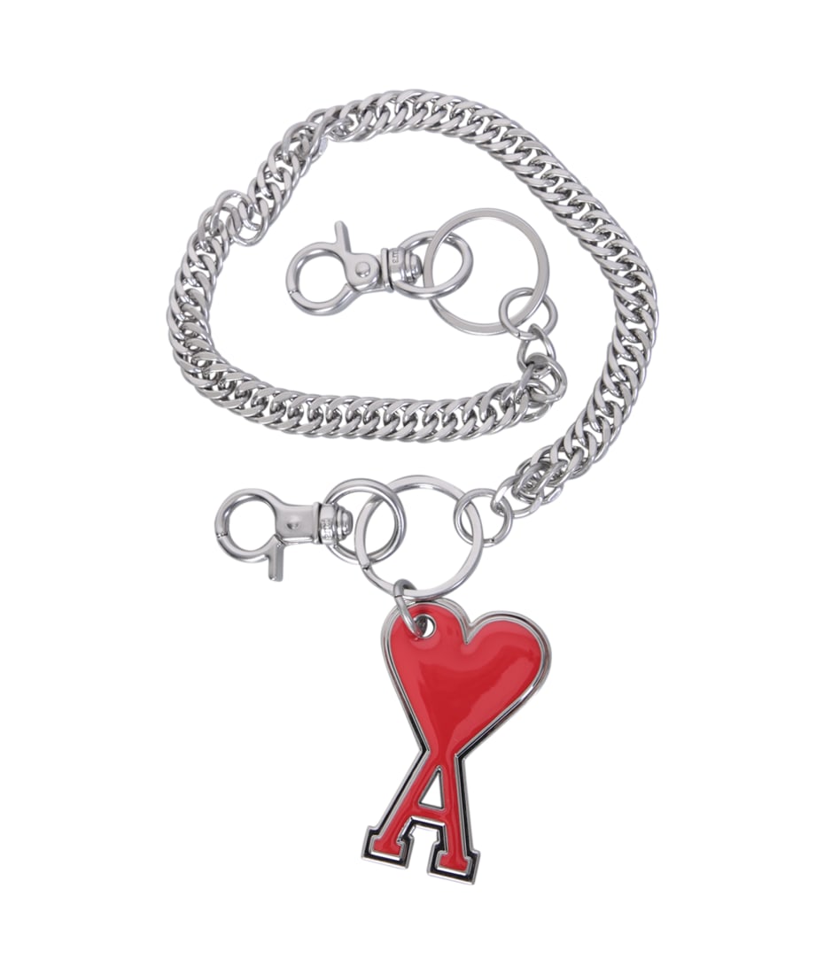 キーホルダー・キーリング Ami Alexandre Mattiussi Ami De Coeur Keyring Ami Alexandre Mattiussi Ami De Coeur Keyring | italist