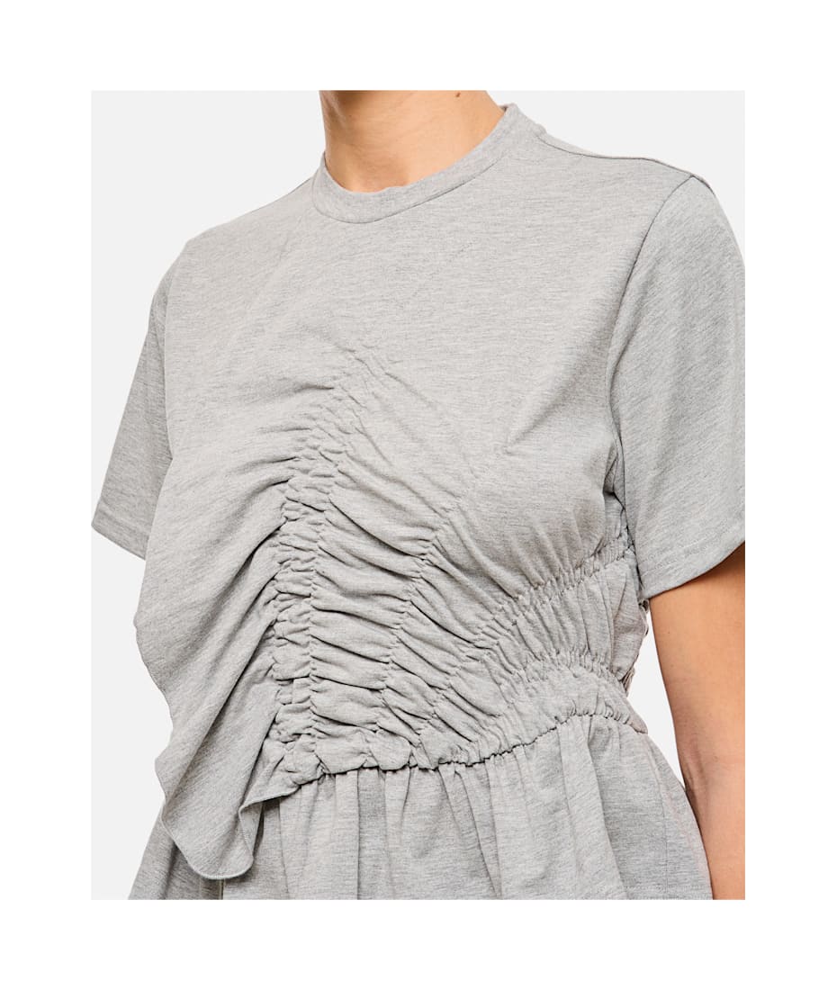 Cecilie Bahnsen Ace Top Jersey Grey Melange Tシャツ 通販 | italist