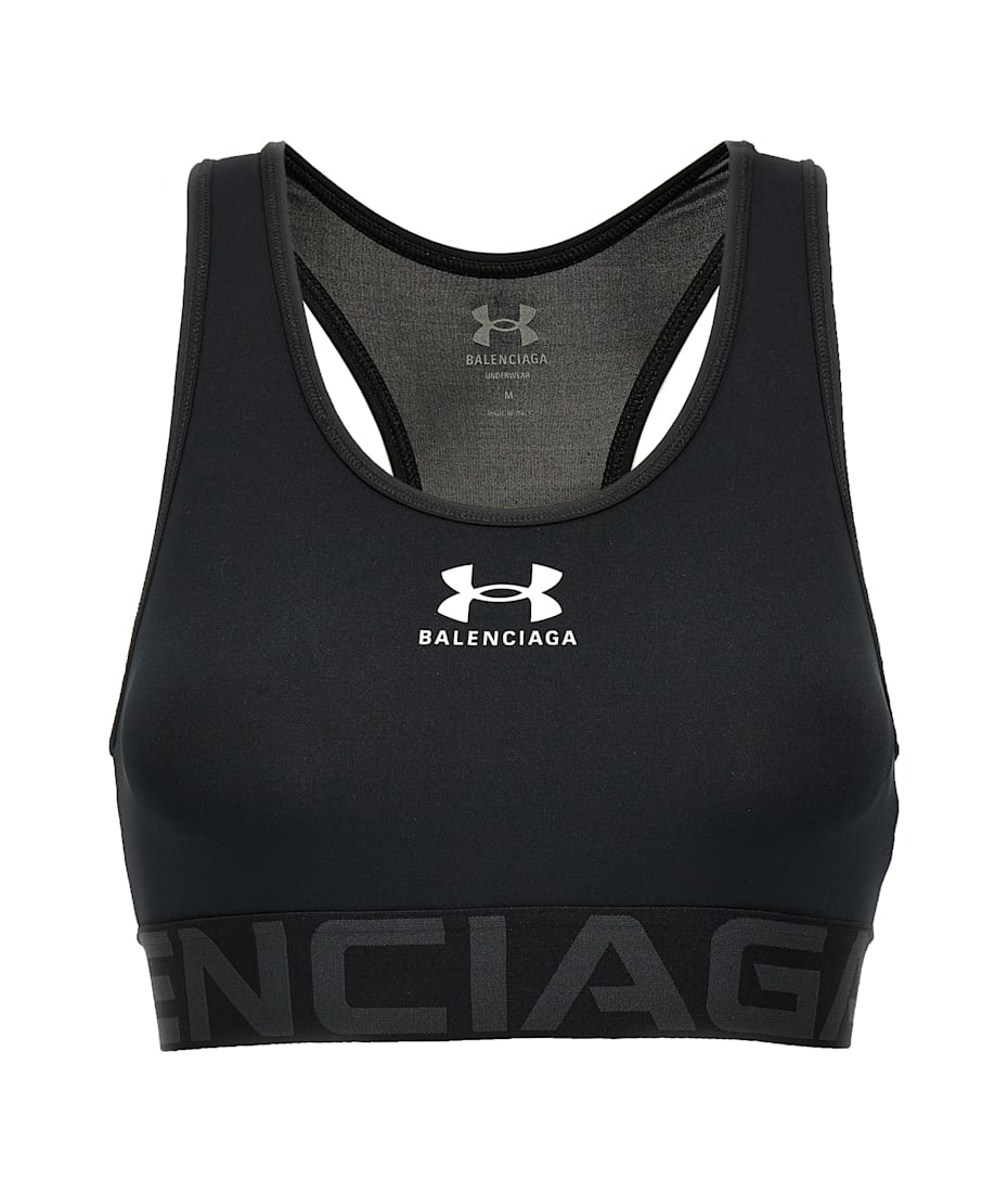 ブラジャー Balenciaga Black Tech Jersey Balenciaga X Under Armour Bra Balenciaga Black Tech Jersey X Under Armour Bra | italist