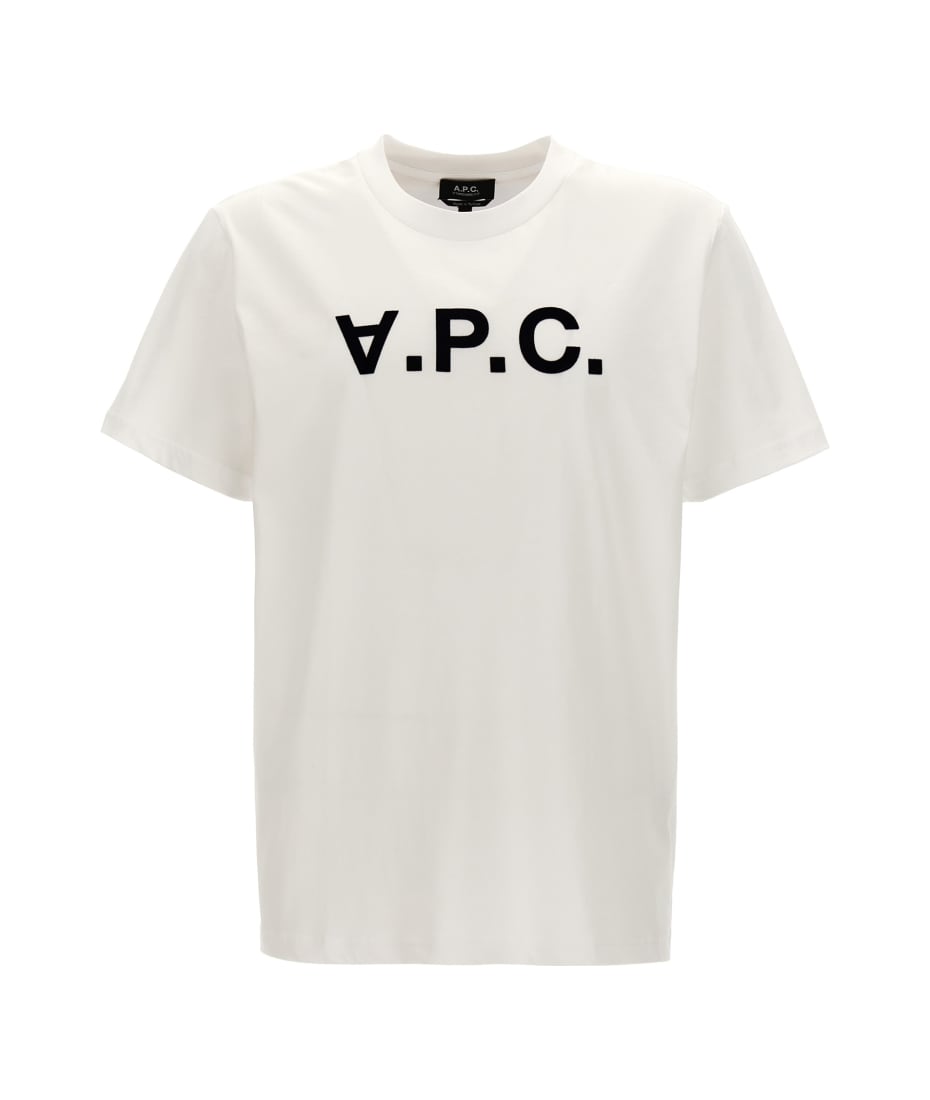 【関税込み】A.P.C. ホワイト Standard Grand VPC Tシャツ Grand VPC T-shirt | Organic jersey | A.P.C. Ready-to-Wear
