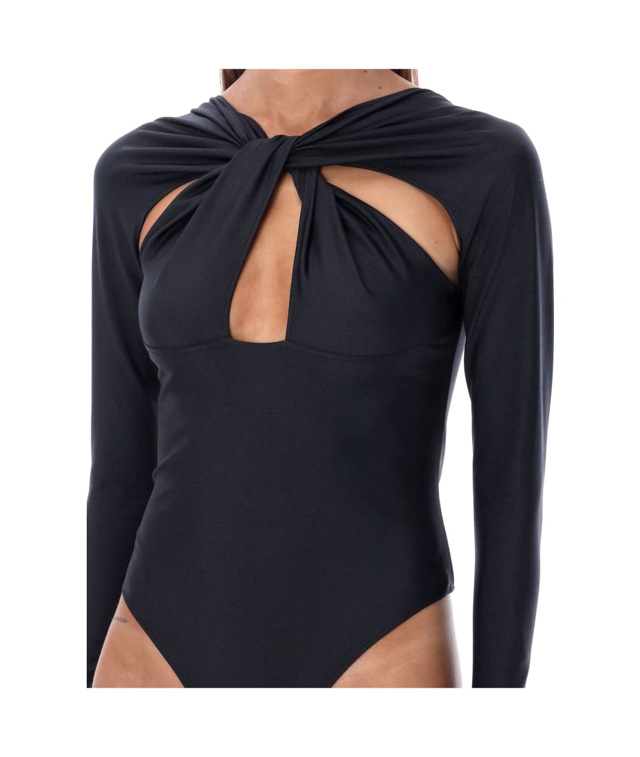 Coperni Cut-out Draped Bodysuit