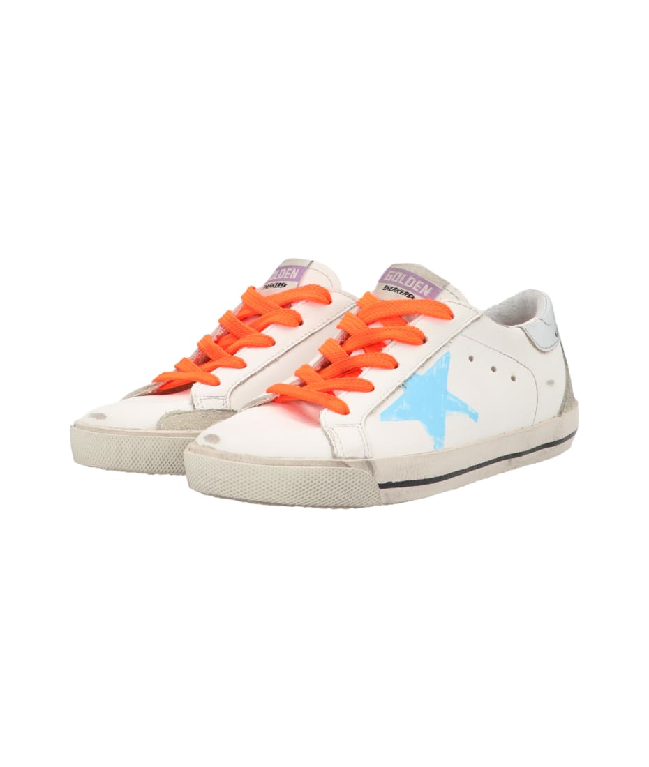 golden goose white ice silver turquoise
