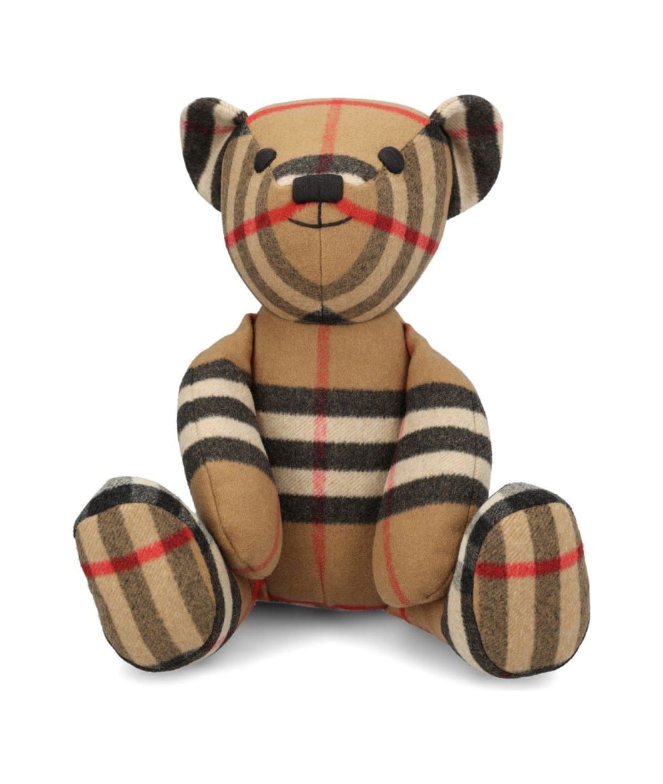 Burberry Checked Padded Thomas Bear Teddy - burberry horseferry embossed leather continental wallet item