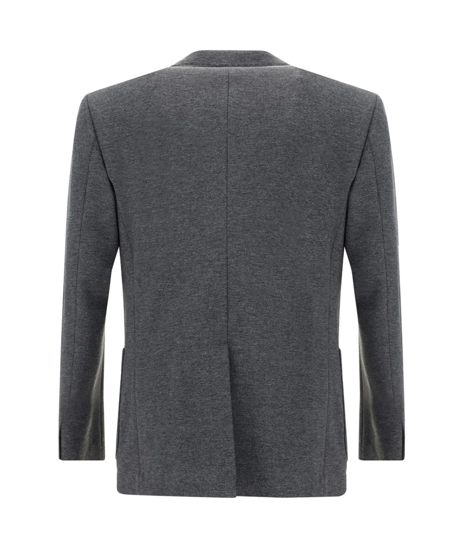 【関税&送料込】Dolce & Gabbana Dark Grey Wool Blazer Vtg 90s New DOLCE & GABBANA Men Grey Wool Blazer Sportcoat