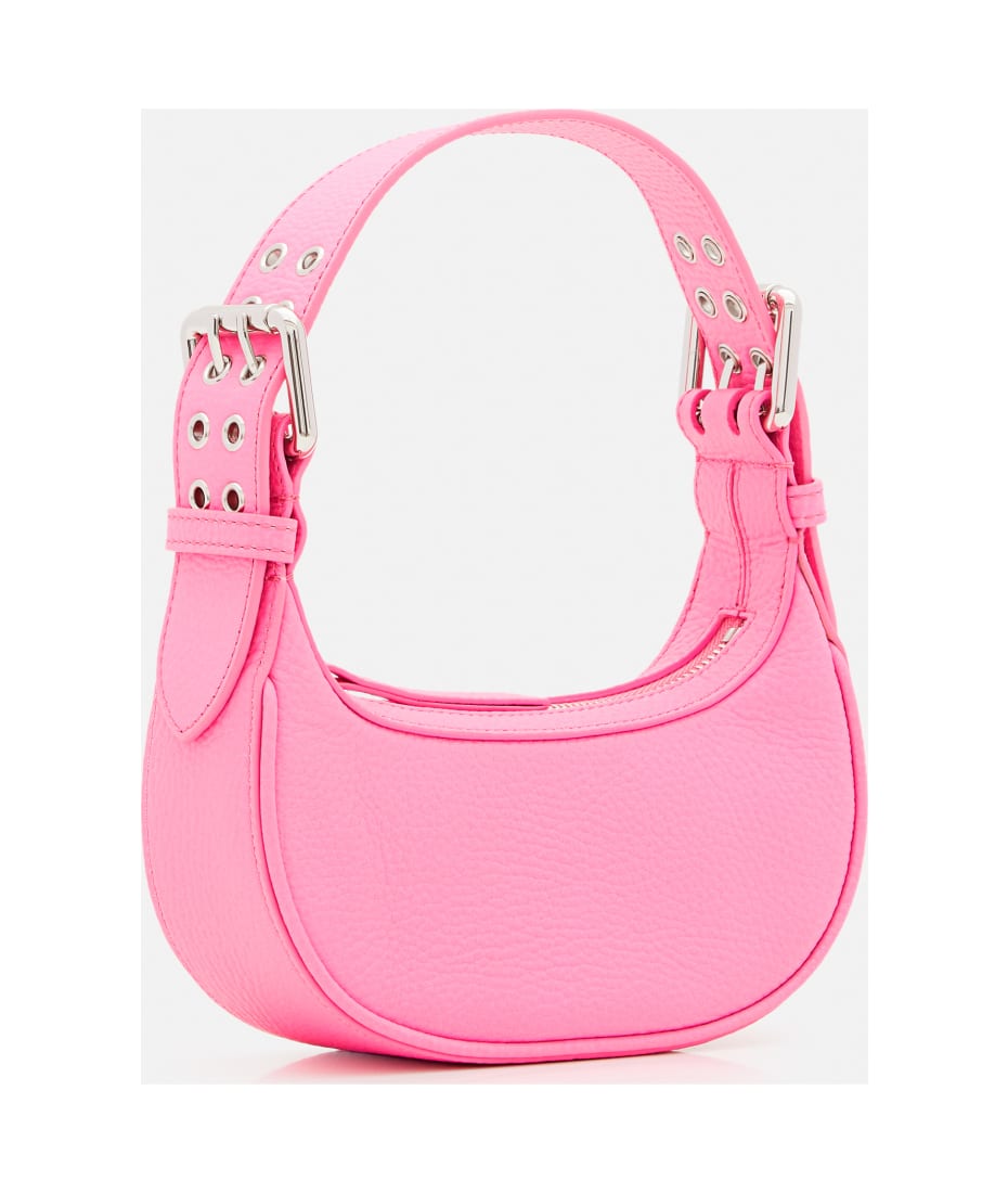 BY FAR: Pink Mini Soho Bag