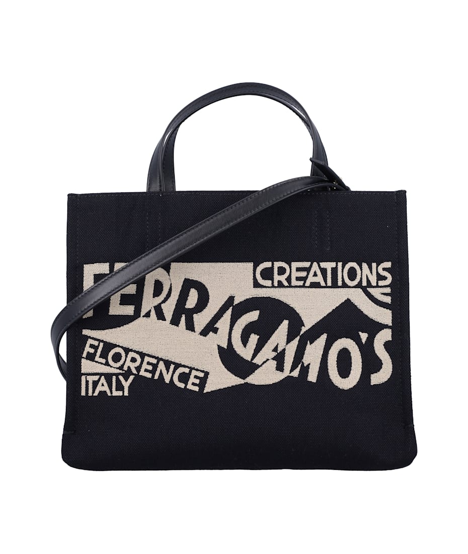 【FERRAGAMO】LOGO TOTE BAG Ferragamo Logo Tote Bag | italist