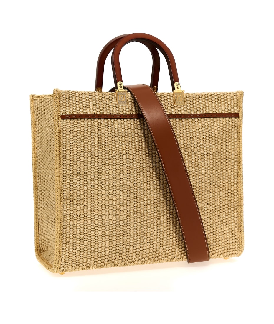 ハンドバッグ FENDI 'Fendi Sunshine Medium' shopping bag Fendi Sunshine Medium Leather Black | Fendi