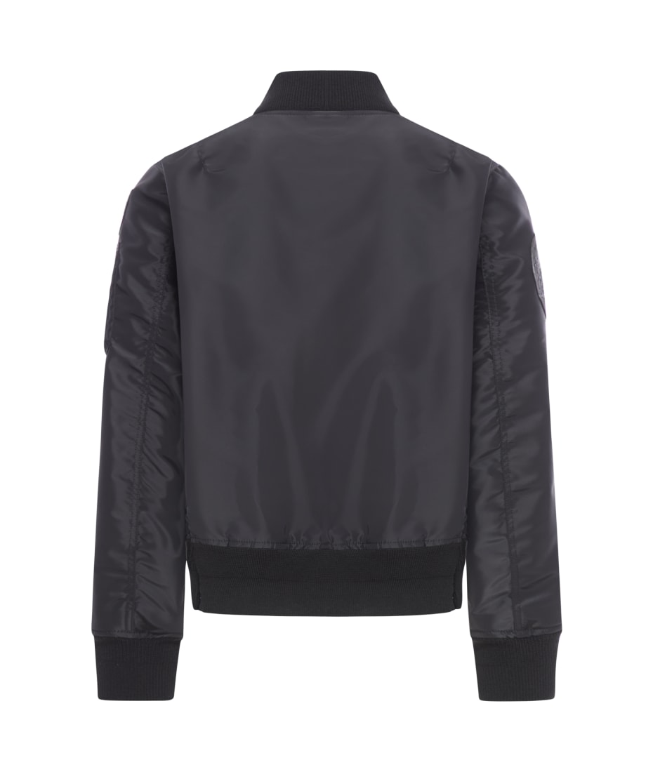 ブルゾン sacai FW24 'Sacai Gonz' bomber jacket (2403523M 001) Sacai Gonz-appliqué Bomber Jacket | Blue | FARFETCH