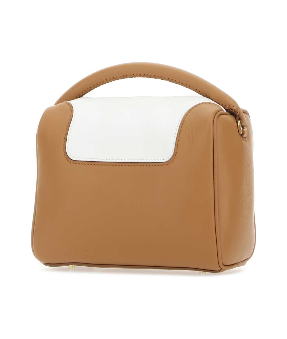 トートバッグ elleme Two-tone leather Treasure handbag (TREASURE TOFWHI) Elleme Two-tone Leather Treasure Handbag | italist
