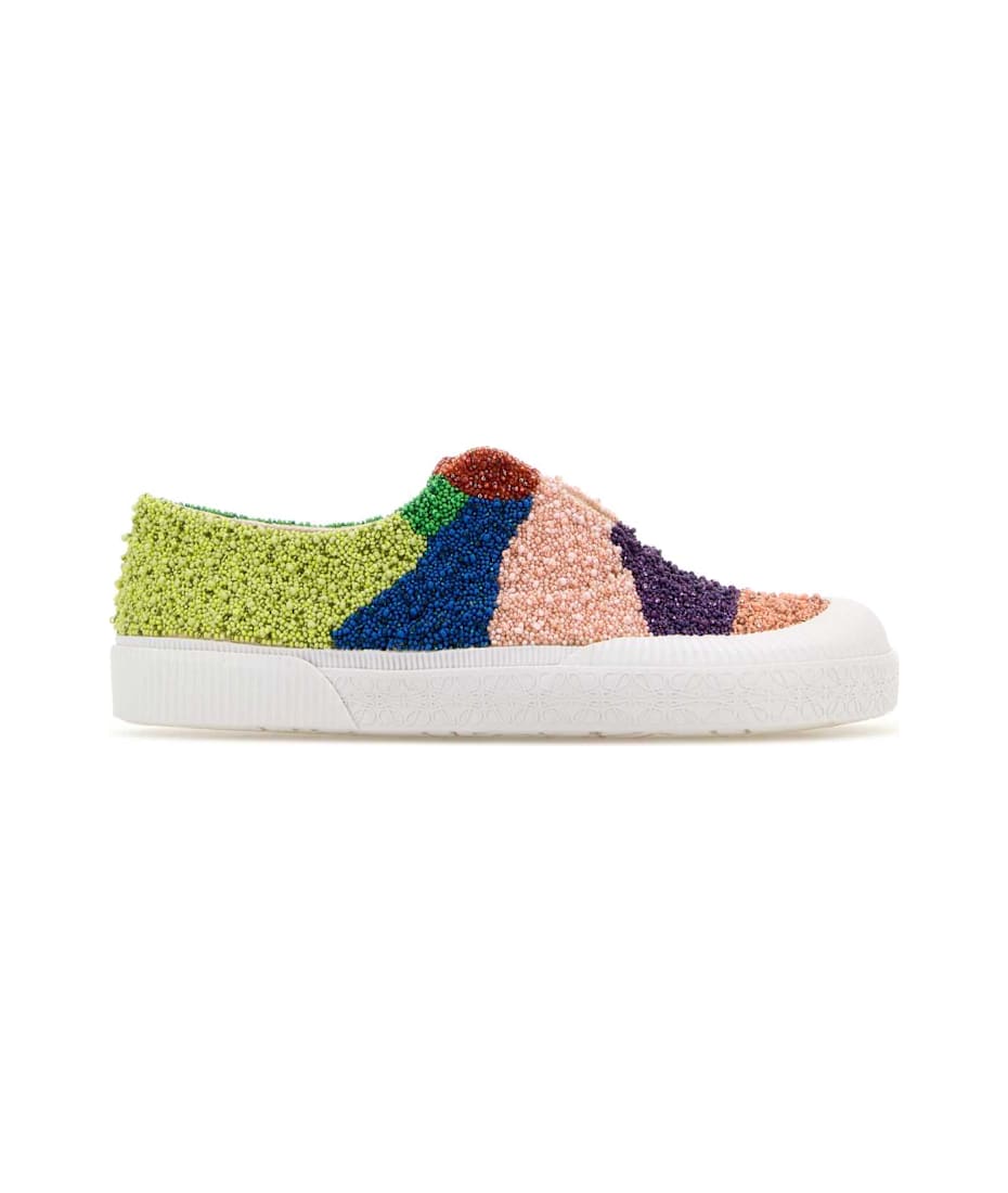 【関税&送料込】Loewe Embellished Fabric Terra Vulca Slip On Loewe Embellished Fabric Terra Vulca Slip On | italist