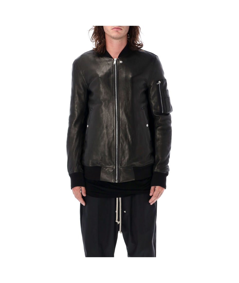 Rick Owens Classic Flight Leather Jacket | italist