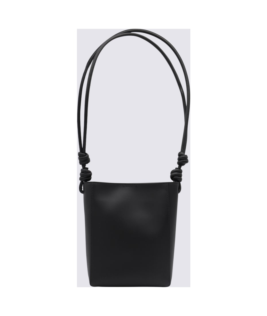 ★Jil Sander★ [Jil Sander] SS25 Crossbody Bag P5356 J07WD00 Jil Sander Black Leather Crossbody Bag | italist