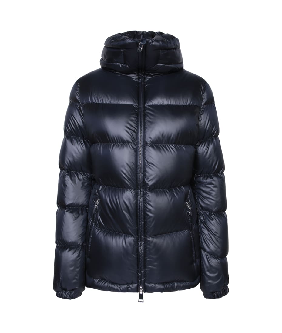 Moncler Midnight Blue Nylon Douro Down Jacket italist ALWAYS LIKE A SALE