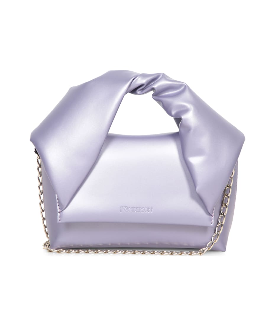 【送料&関税込】J.W. Anderson Twister Small Lilac Bag J.W. Anderson Twister Small Lilac Bag | italist