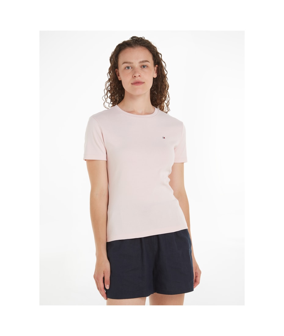 Tommy Hilfiger T-shirt With Mini Logo - WHIMSY PINK