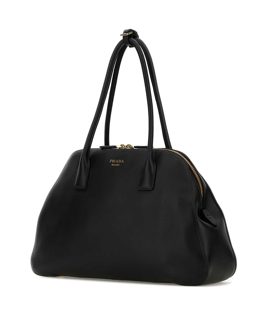 トートバッグ Prada Black Leather Shopping Bag Prada Black Leather Shopping Bag | italist