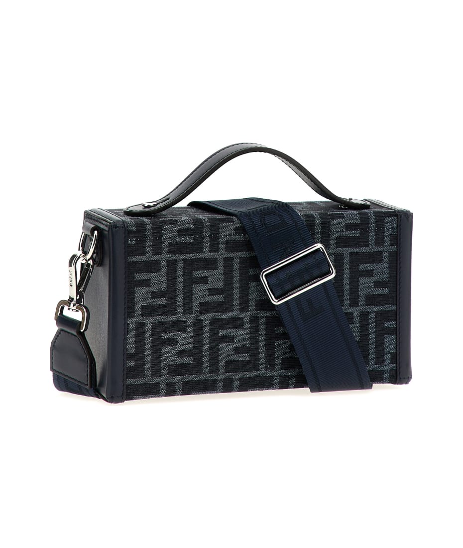 FENDI ◆ BAGUETTE SOFT TRUNK BAG Soft Trunk Baguette Leather Black | Fendi